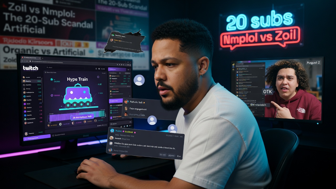 Zoil запустил скандал из 20 Twitch-подписок
