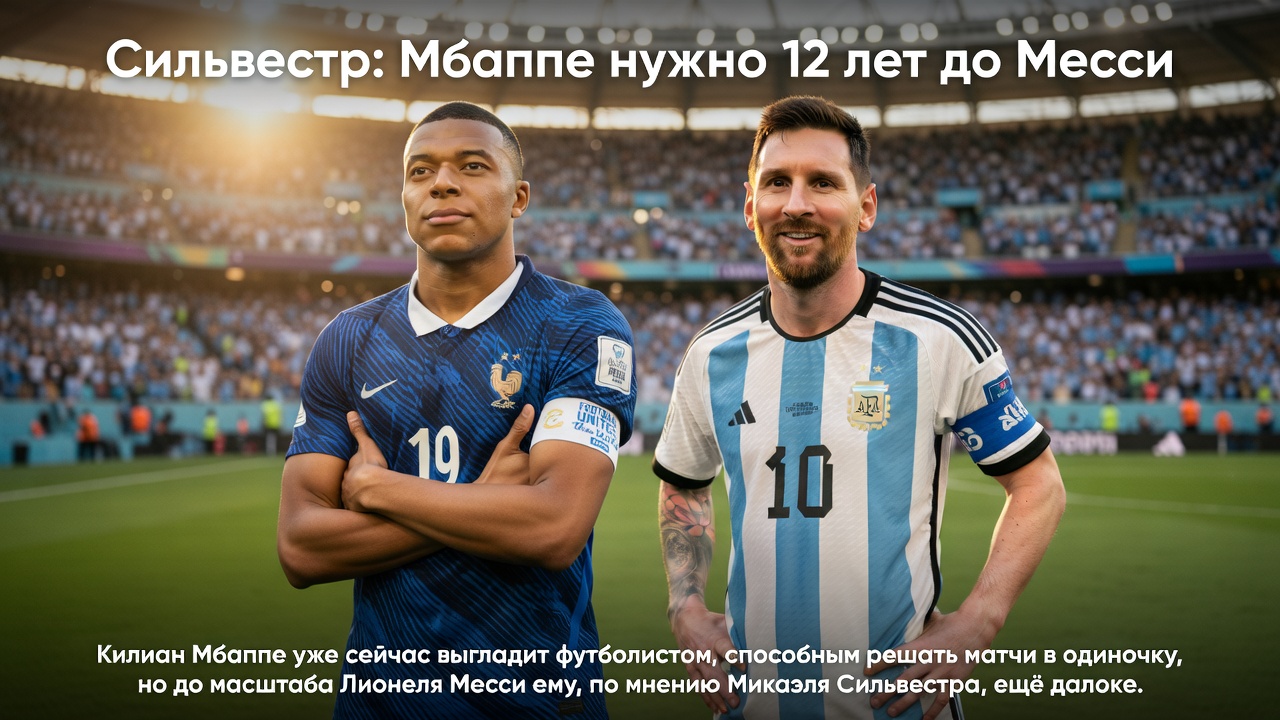 Сильвестр: Мбаппе нужно 12 лет до Месси