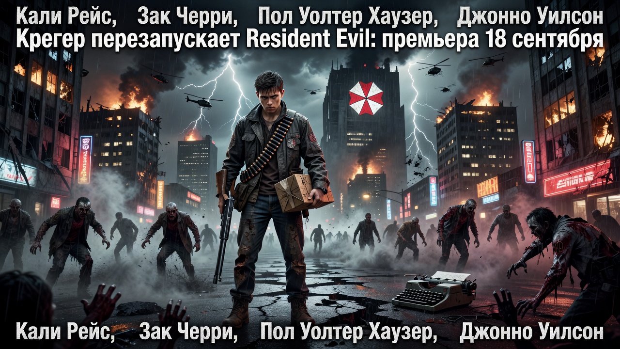 Крегер перезапускает Resident Evil: премьера 18 сентября
