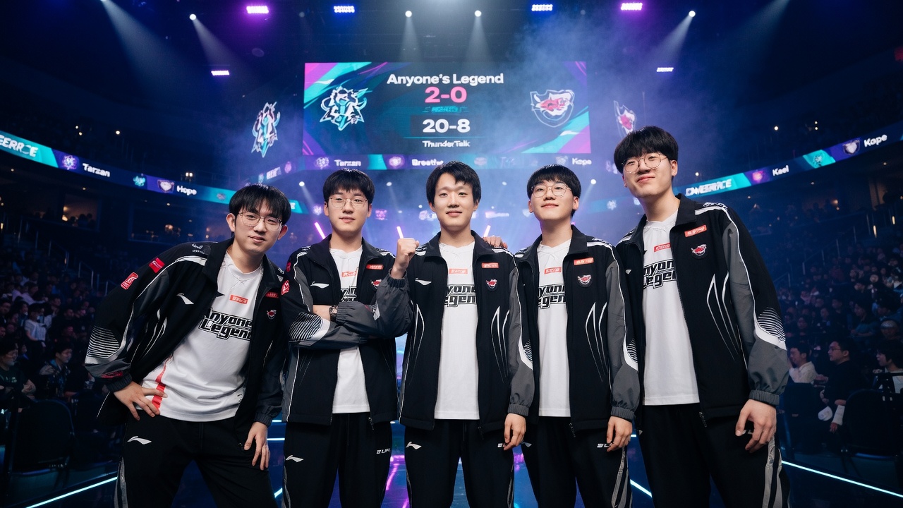 Anyone’s Legend прошли ThunderTalk со счётом 2-0 в LPL