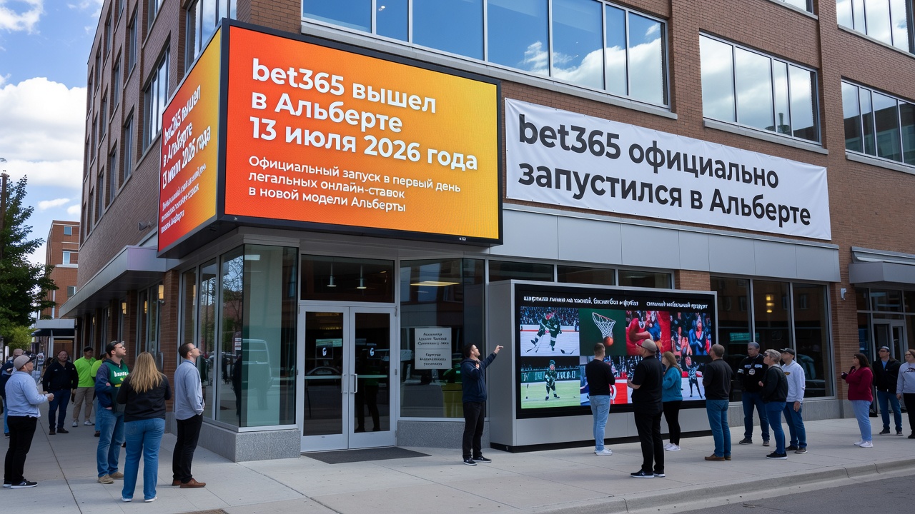 bet365 вышел в Альберте 13 июля 2026 года