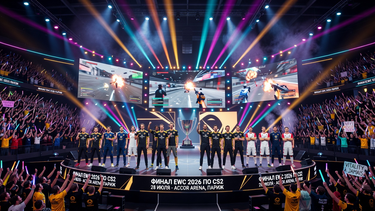 Финал EWC 2026 по CS2 пройдёт в парижской Accor Arena