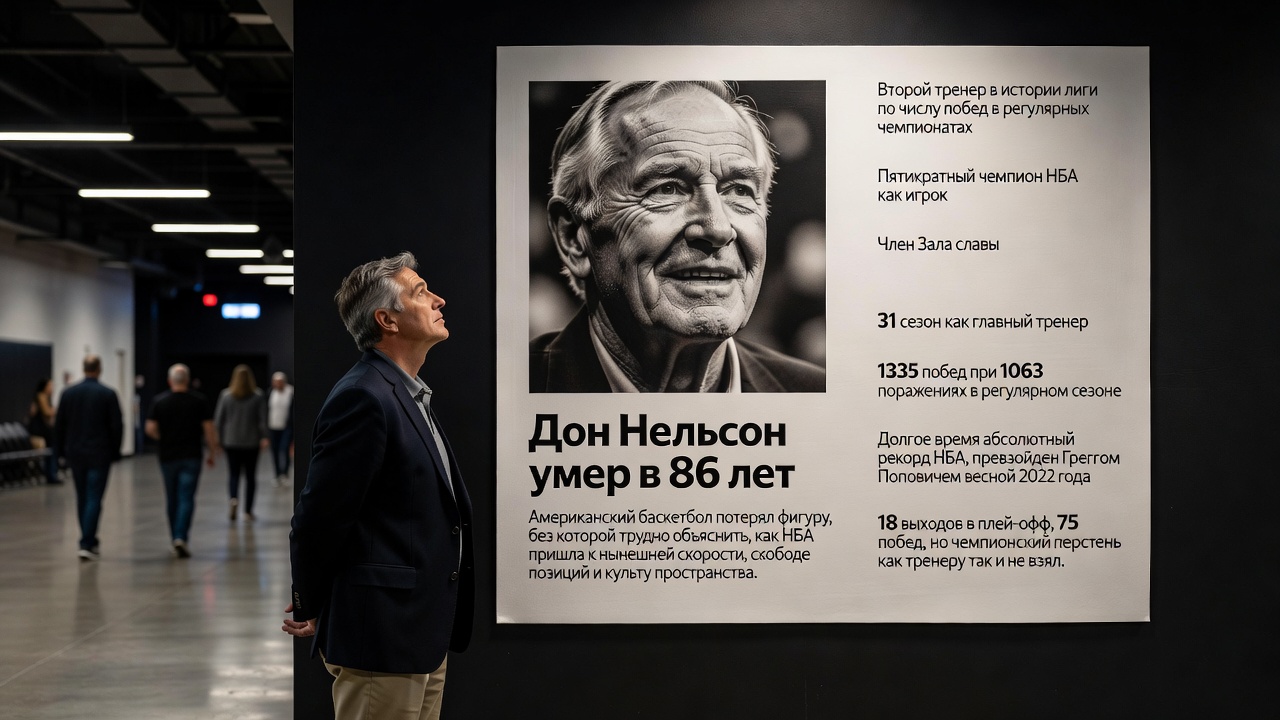 Дон Нельсон умер в 86 лет