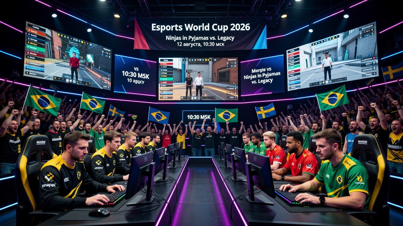 Legacy встретится с Ninjas in Pyjamas на Esports World Cup 2026