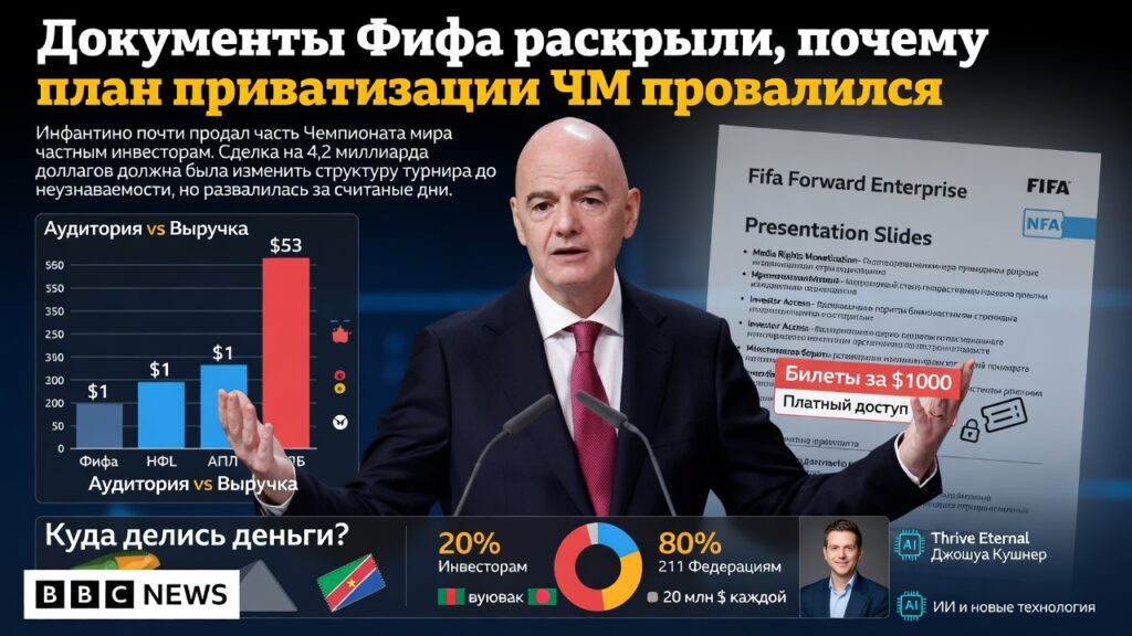 Документы Фифа раскрыли, почему план приватизации ЧМ провалился