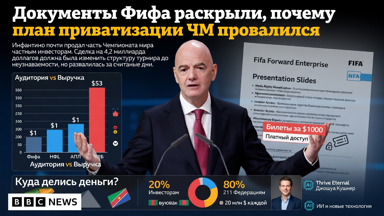 Документы Фифа раскрыли, почему план приватизации ЧМ провалился
