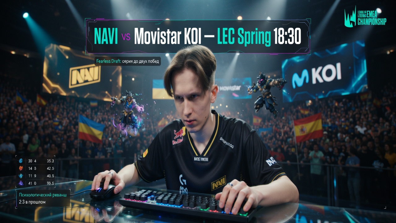 NAVI открывает LEC Spring матчем против Movistar KOI