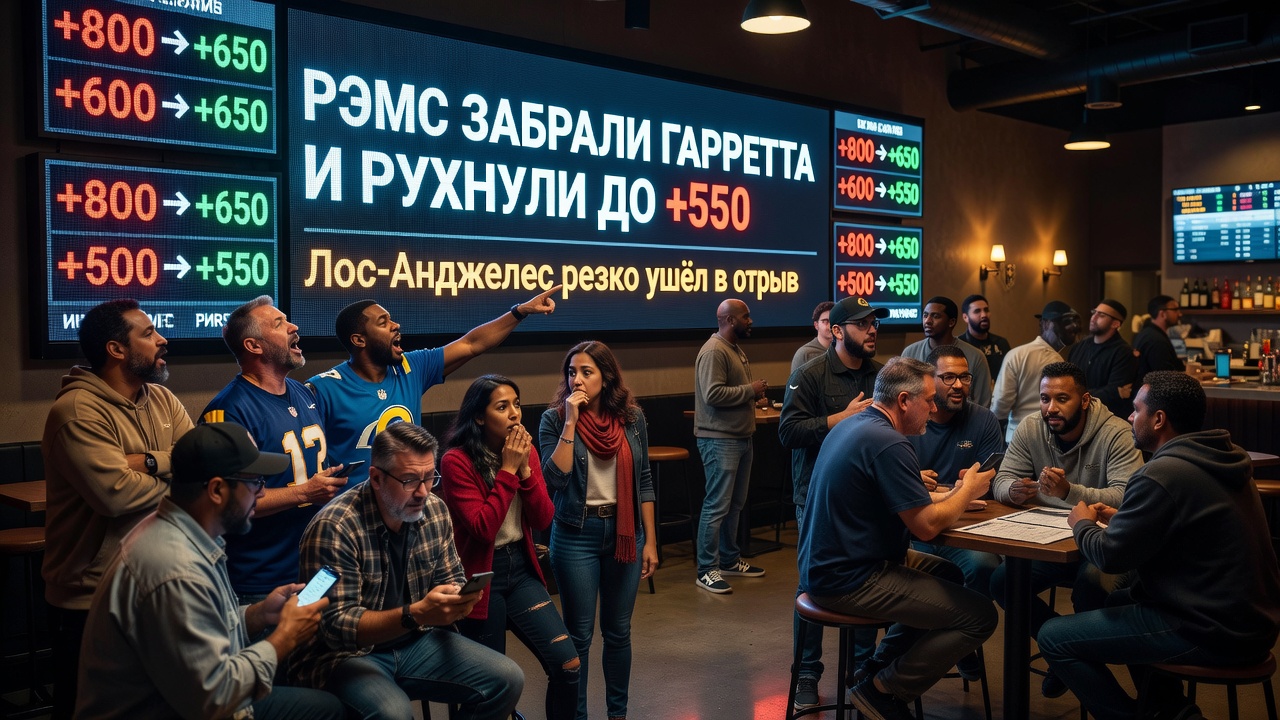 Рэмс забрали Гарретта и рухнули до +550