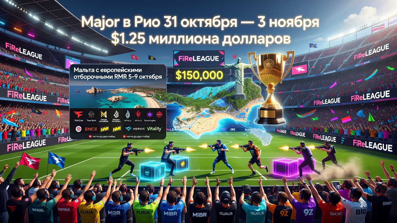 CS:GO готовит насыщенный октябрь перед Major в Рио