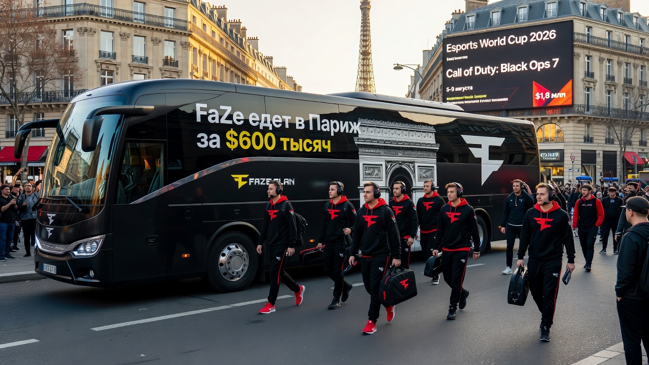 FaZe едет в Париж за $600 тысяч