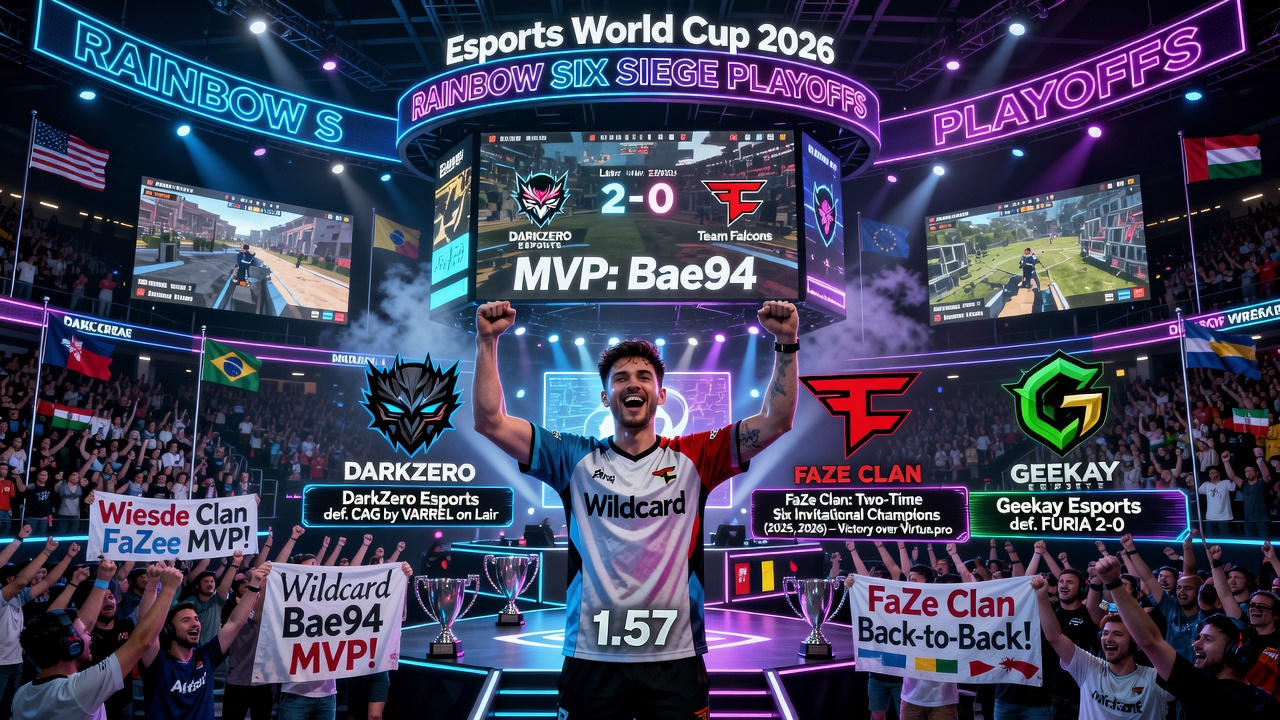 Wildcard, DarkZero, FaZe и Geekay вышли в плей-офф Esports World Cup