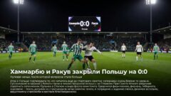 Хаммарбю и Ракув закрыли Польшу на 0:0