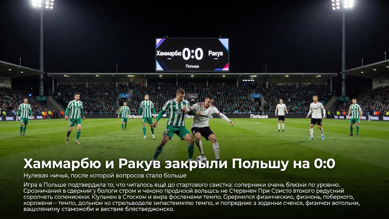 Хаммарбю и Ракув закрыли Польшу на 0:0