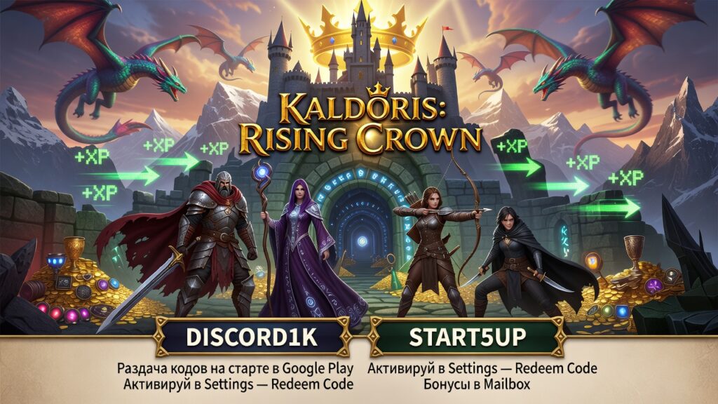 Kaldoris: Rising Crown раздаёт коды на старте в Google Play