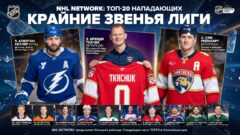 NHL Network назвала топ-20 нападающих крайних звеньев лиги