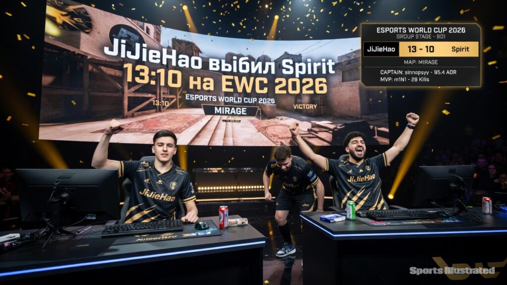 JiJieHao выбил Spirit 13:10 на EWC 2026