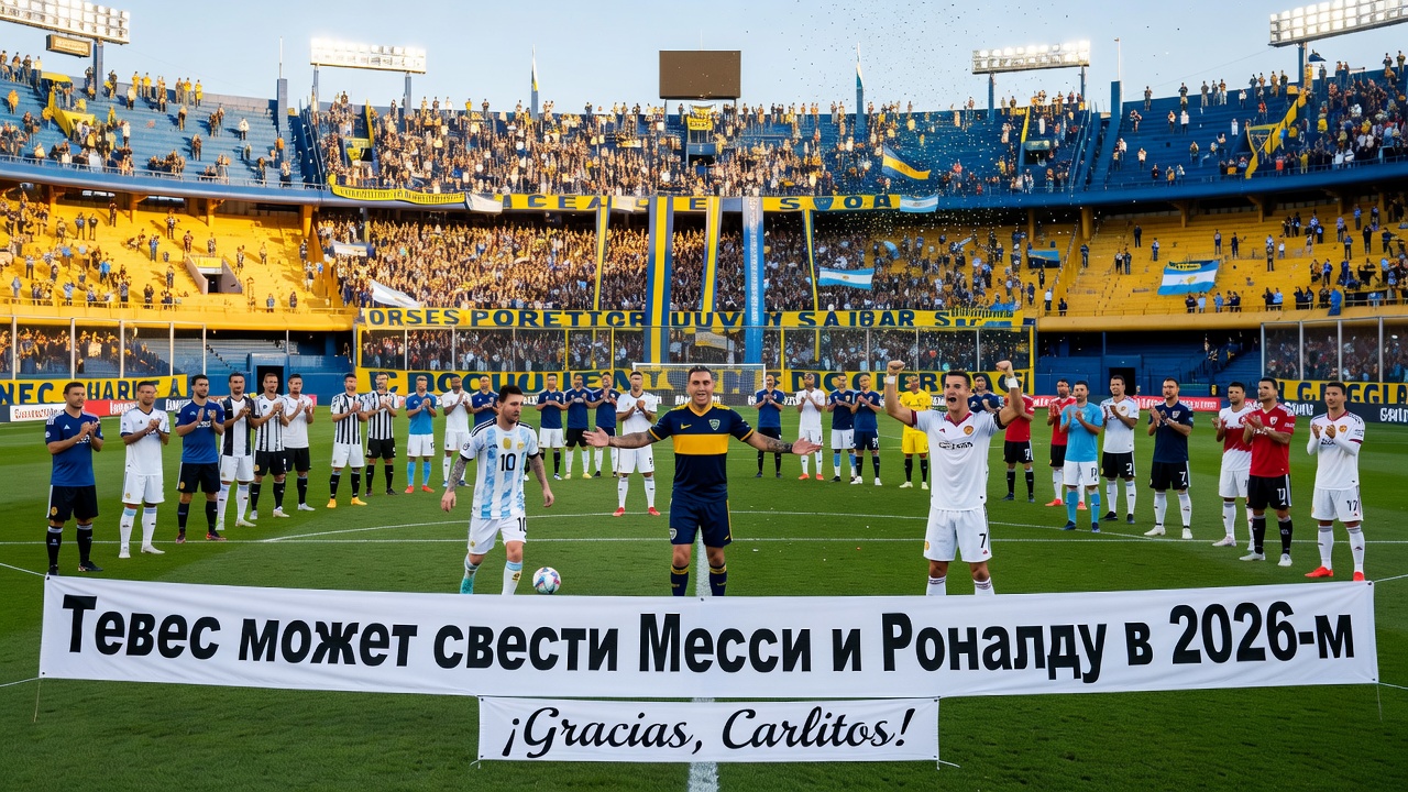 Тевес может свести Месси и Роналду в 2026-м