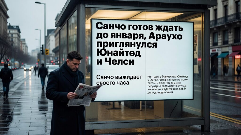 Санчо готов ждать до января, Араужо приглянулся Юнайтед и Челси