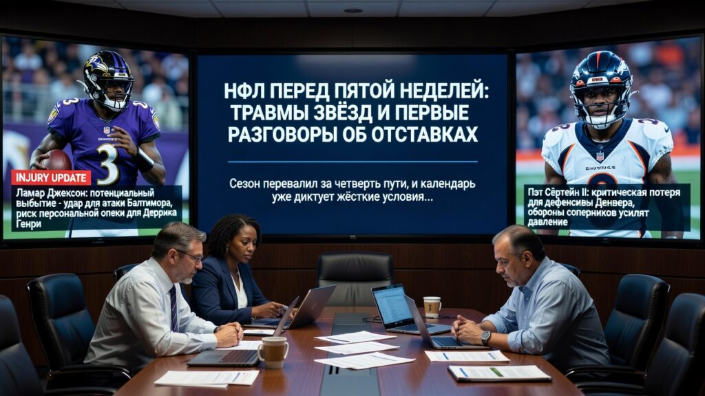 НФЛ перед пятой неделей: травмы звёзд и первые разговоры об отставках