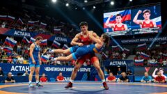 Касабиева вышла в финал чемпионата мира по борьбе в Астане после победы над украинкой