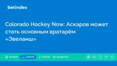 Colorado Hockey Now: Аскаров может стать основным вратарём «Эвеланш»