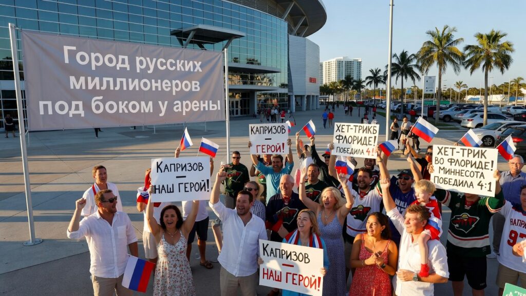 Капризов оформил хет-трик во Флориде на глазах у земляков