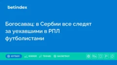 Богосавац: в Сербии все следят за уехавшими в РПЛ футболистами