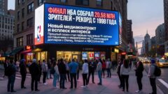 Финал НБА собрал 20,58 млн зрителей — рекорд с 1998 года
