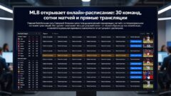 MLB открывает онлайн-расписание: 30 команд, сотни матчей и прямые трансляции