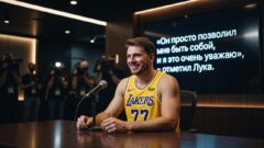 Дончич тепло вспомнил совместную игру с Джеймсом в Лейкерс