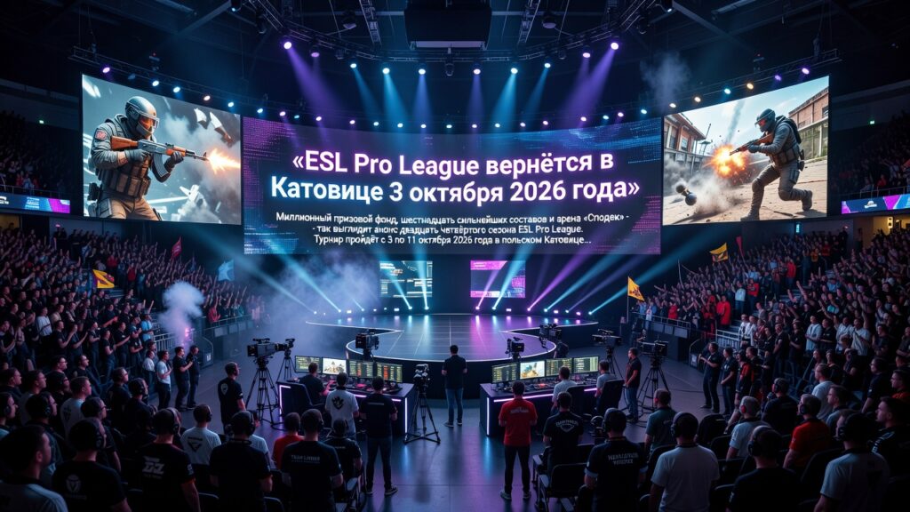 ESL Pro League вернётся в Катовице 3 октября 2026 года